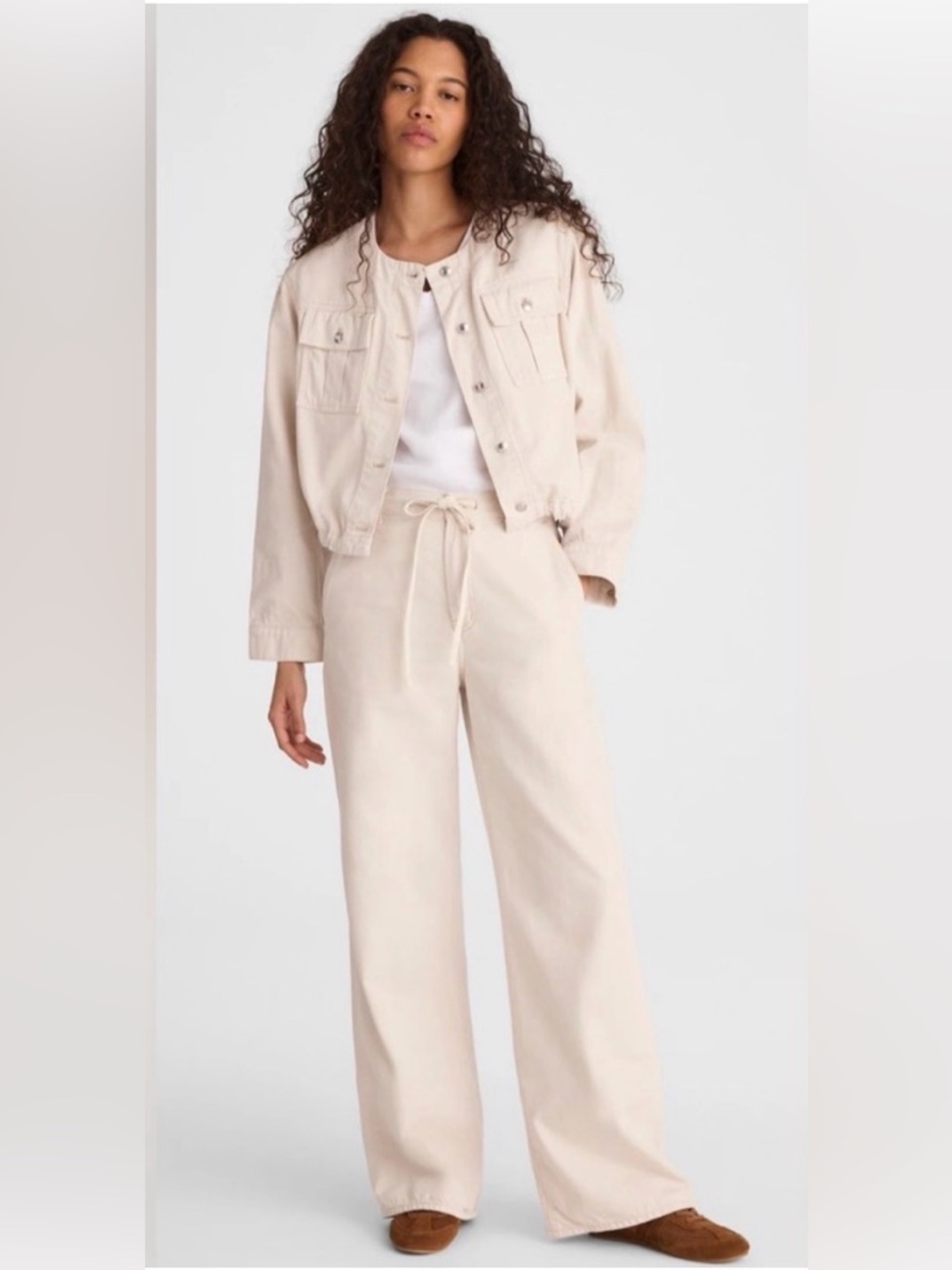 Madewell Ultimate Wide-Leg Pant in Airy Denim Women’s Size 27 Brand New